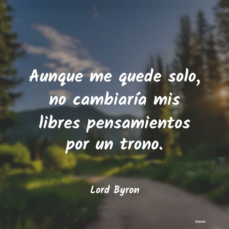 Frases de Lord Byron