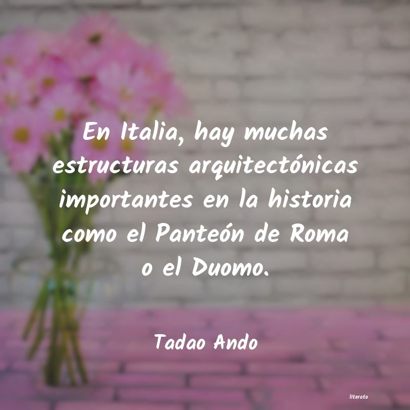 Frases de Tadao Ando