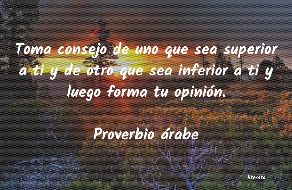 Frases de Proverbio árabe