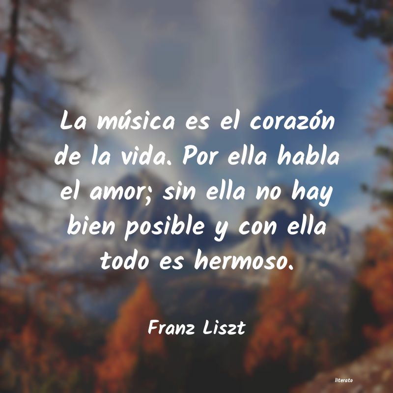 Frases de Franz Liszt