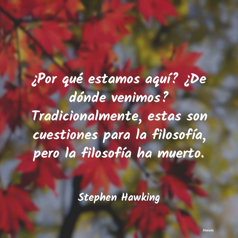 Frases de Stephen Hawking