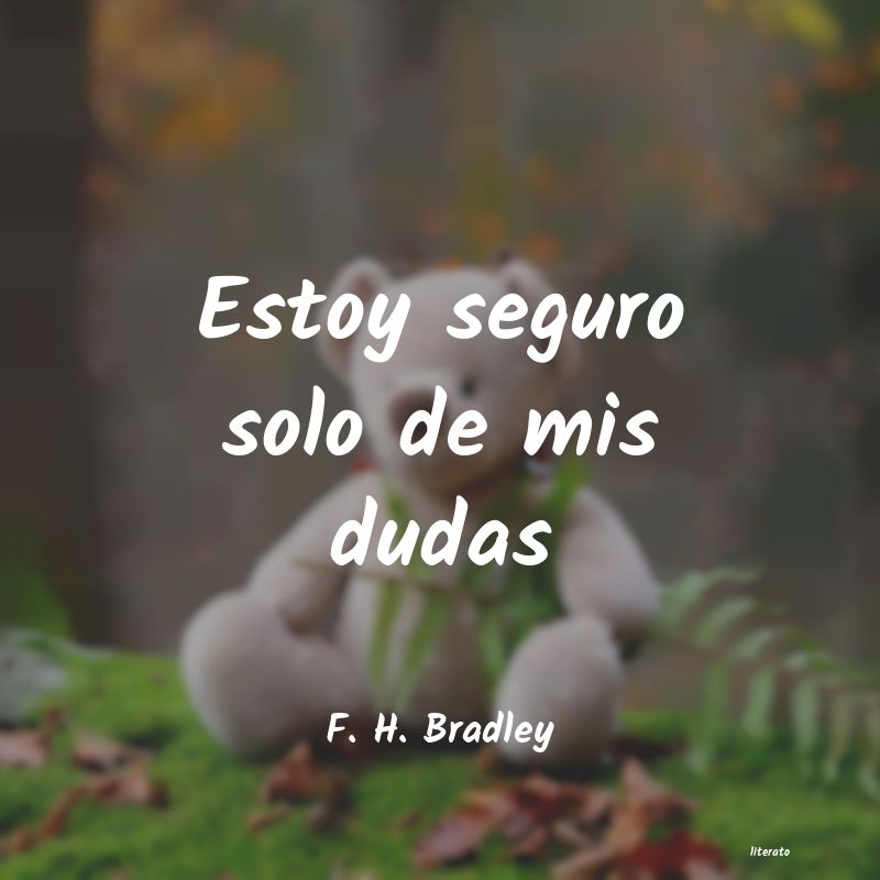 Frases de F. H. Bradley