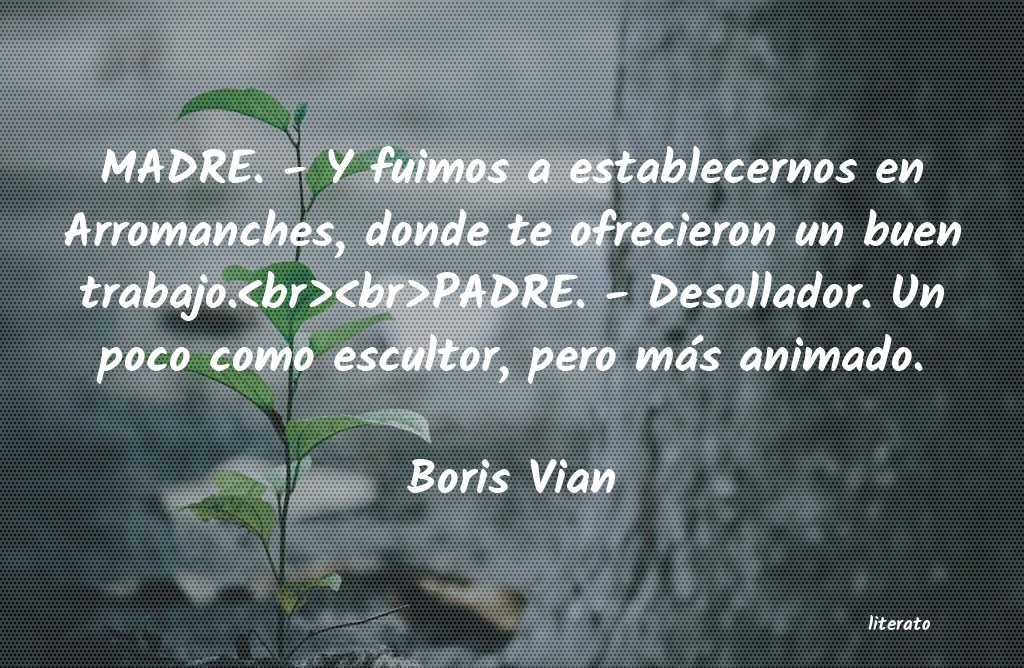 frases de Boris Vian