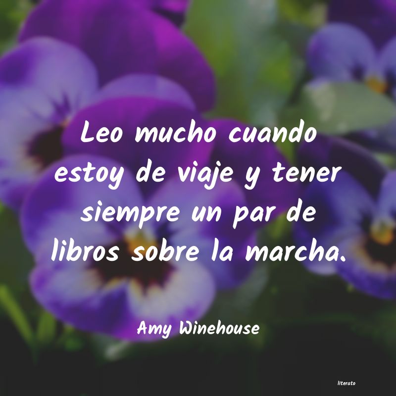 Frases de Amy Winehouse