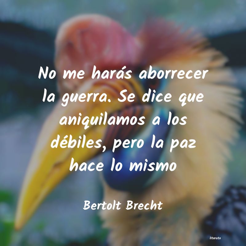 Frases de Bertolt Brecht