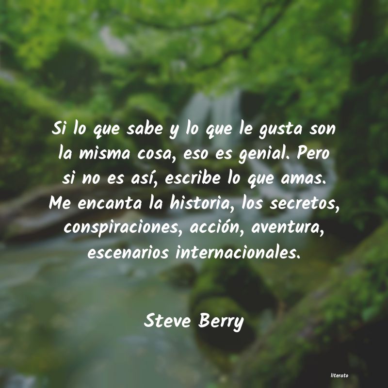 Frases de Steve Berry