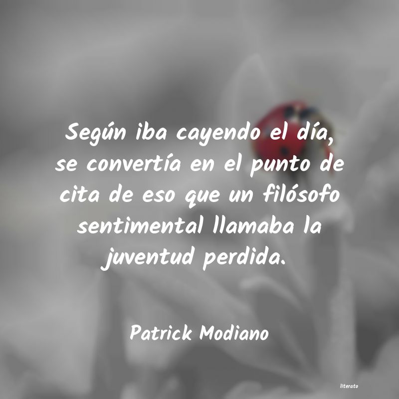 Frases de Patrick Modiano