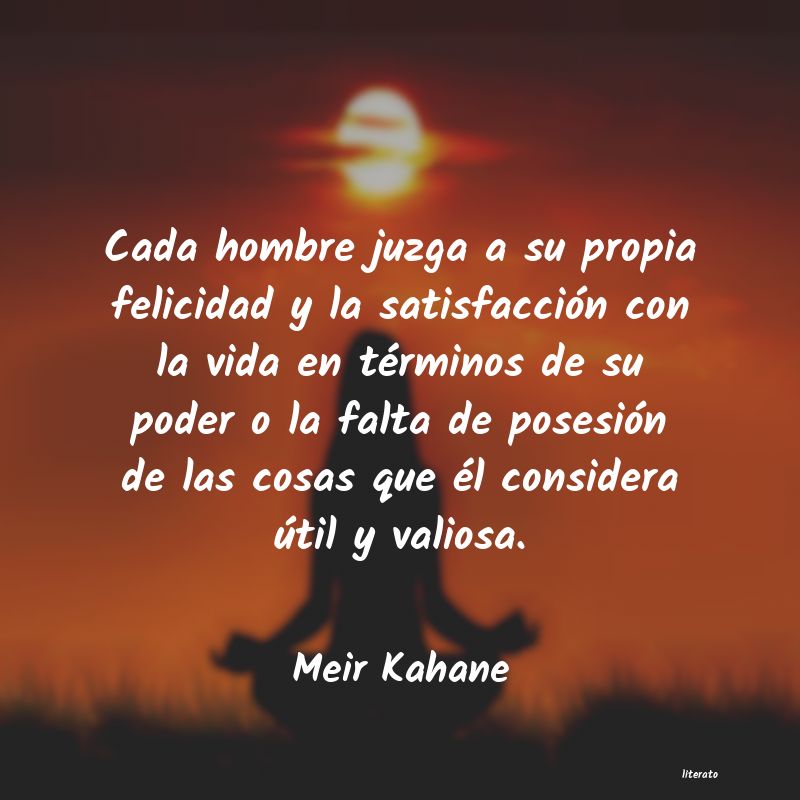 frases de Meir Kahane