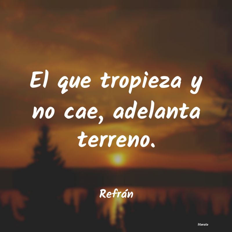 Frases de Refrán