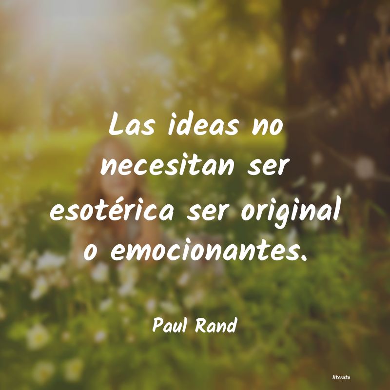 frases de Paul Rand