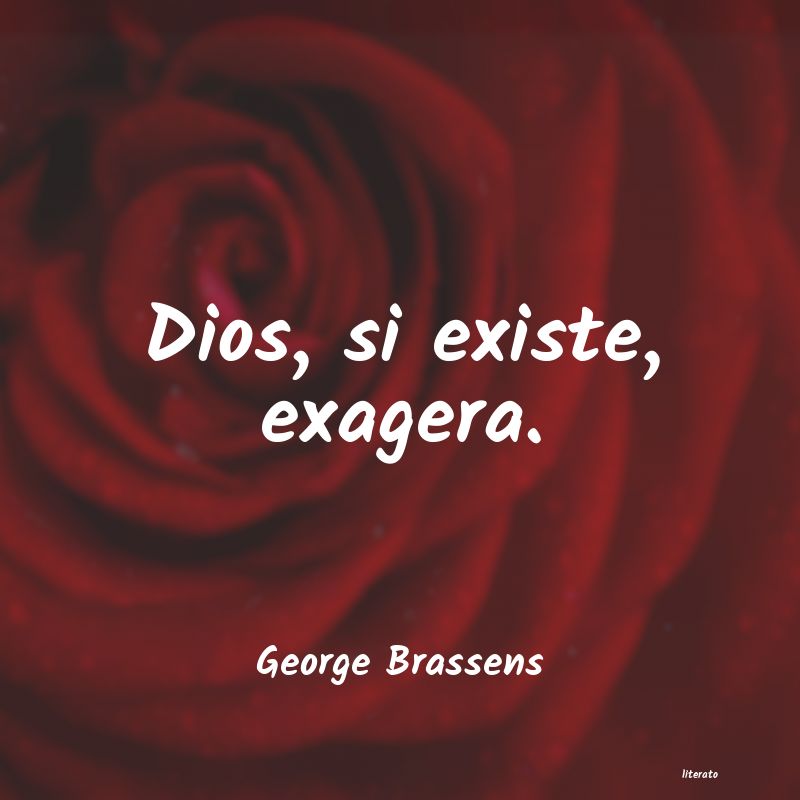 frases de George Brassens