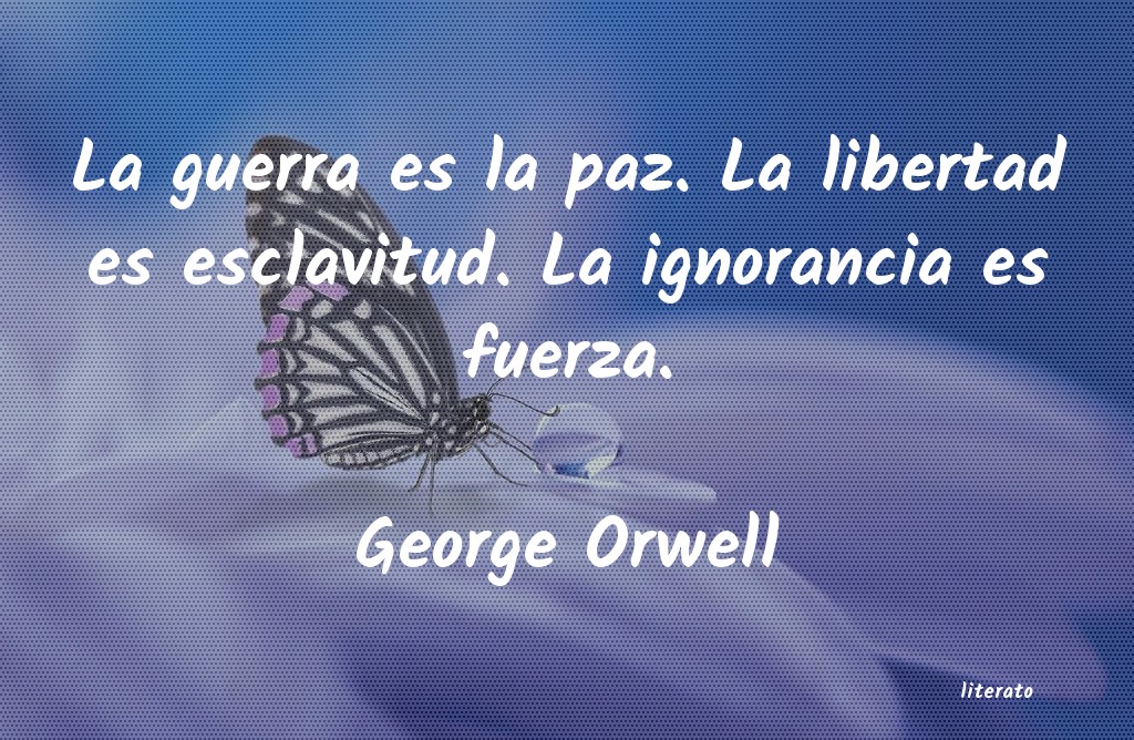 frases de George Orwell