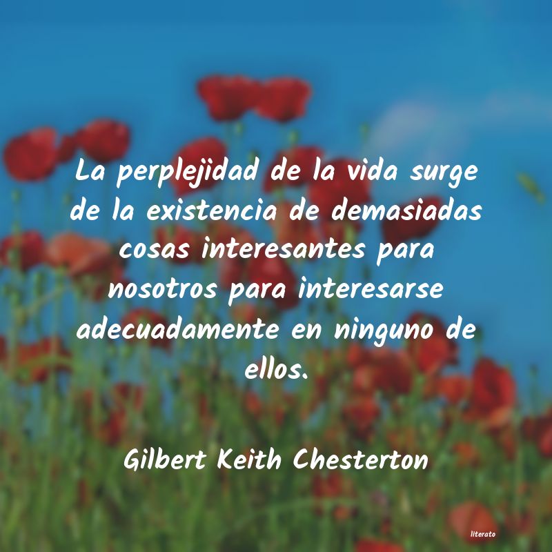 frases de Gilbert Keith Chesterton
