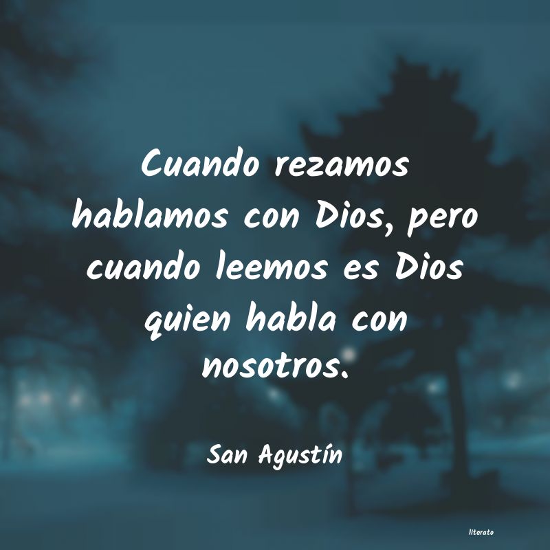 Frases de San Agustín