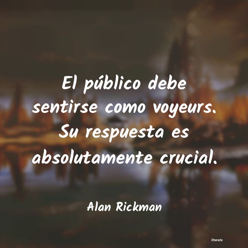 frases de Alan Rickman