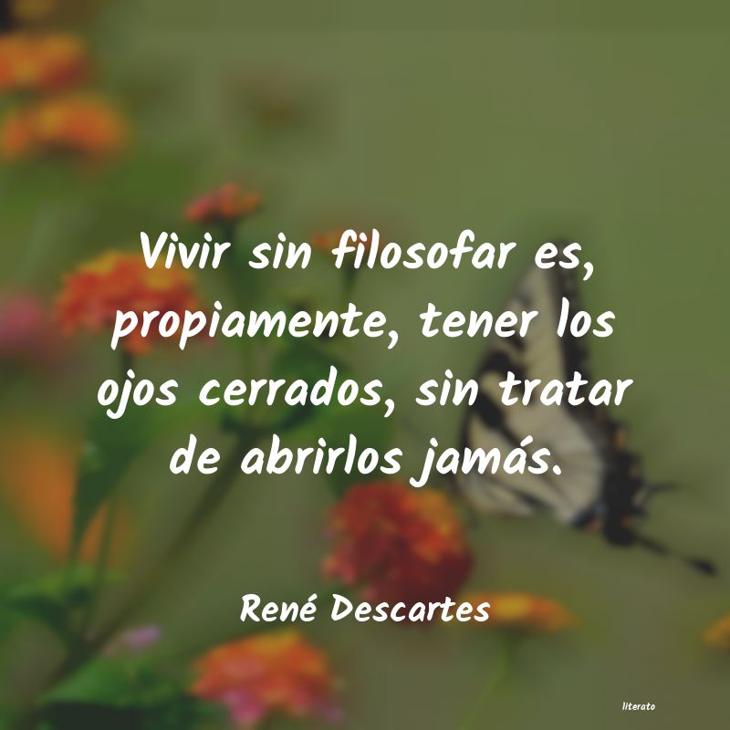 frases de René Descartes