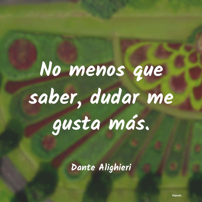 Frases de Dante Alighieri