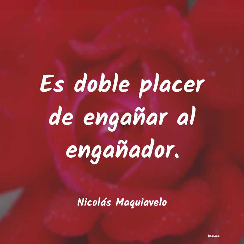 frases de Nicolás Maquiavelo
