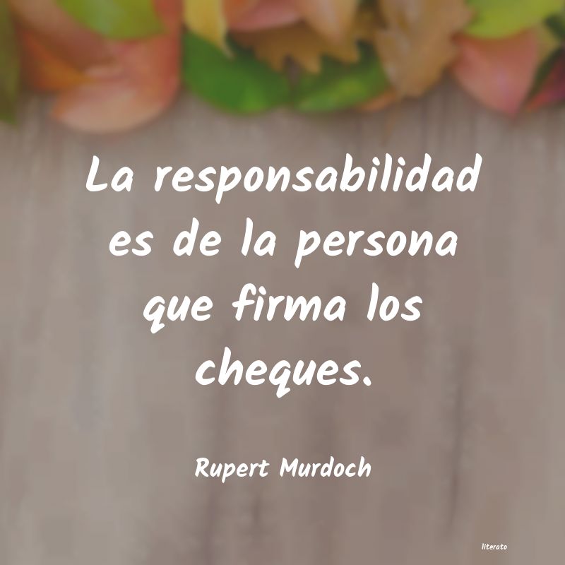 Frases de Rupert Murdoch