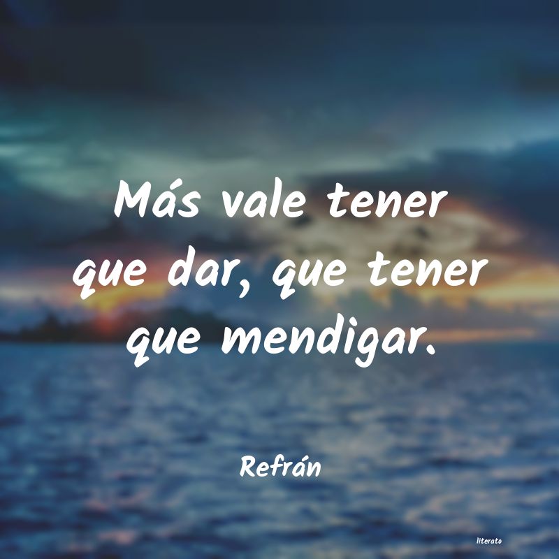 frases de Refrán