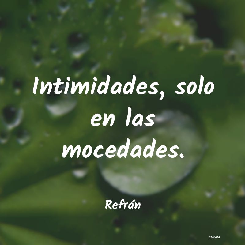 frases de Refrán