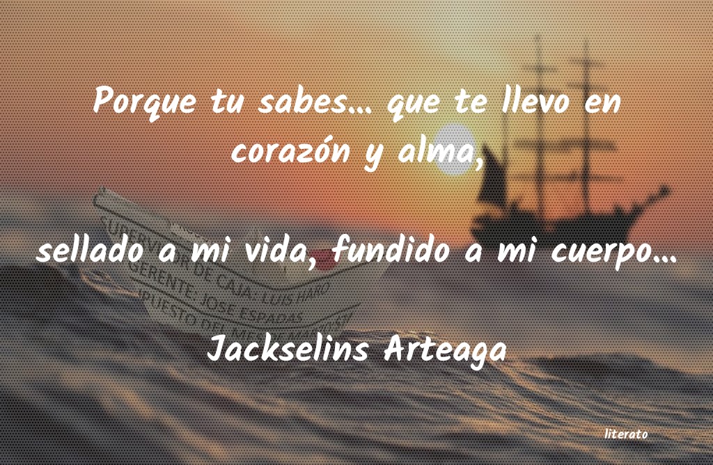 frases de Jackselins Arteaga