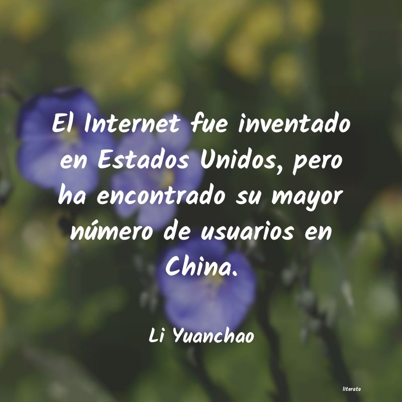 Frases de Li Yuanchao