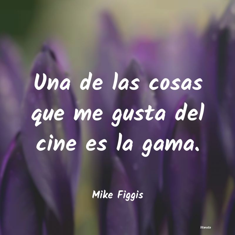 Frases de Mike Figgis