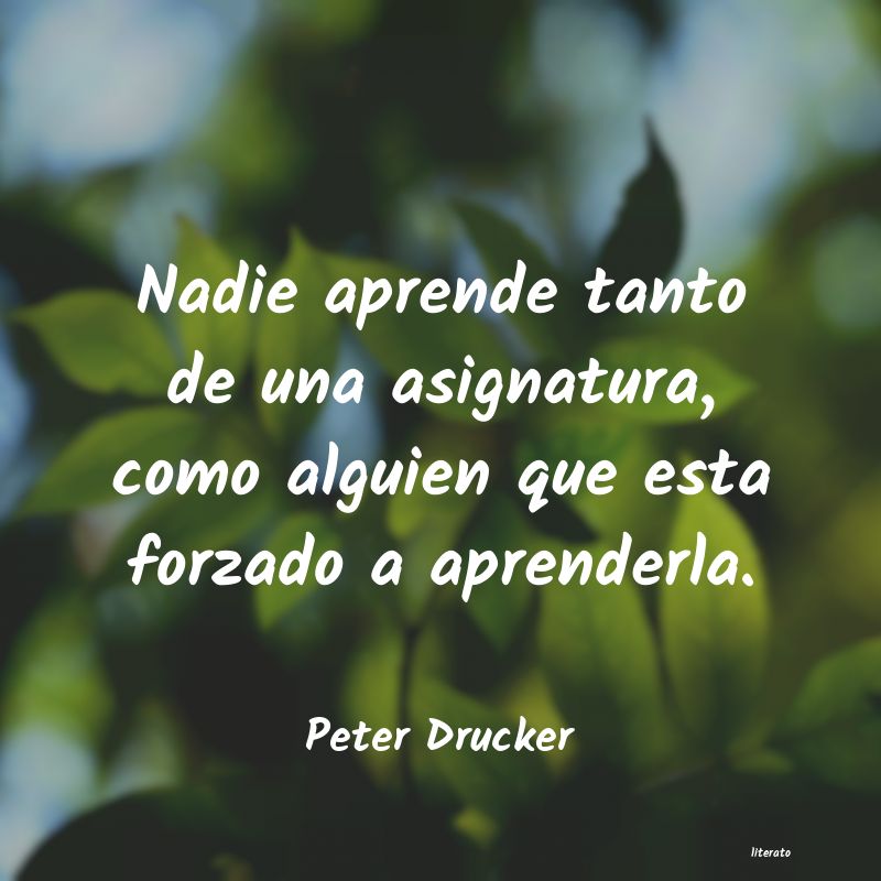 Frases de Peter Drucker