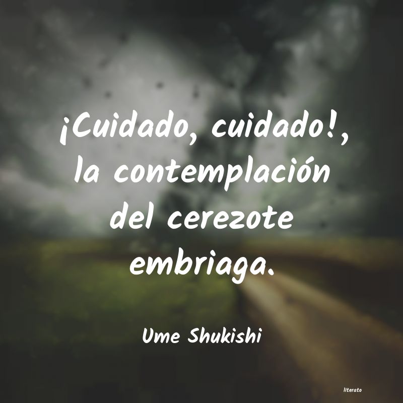 frases de Ume Shukishi