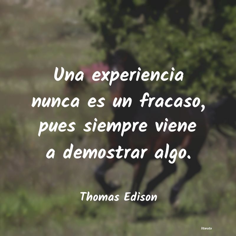 Frases de Thomas Edison