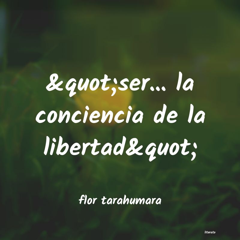 Frases de flor tarahumara