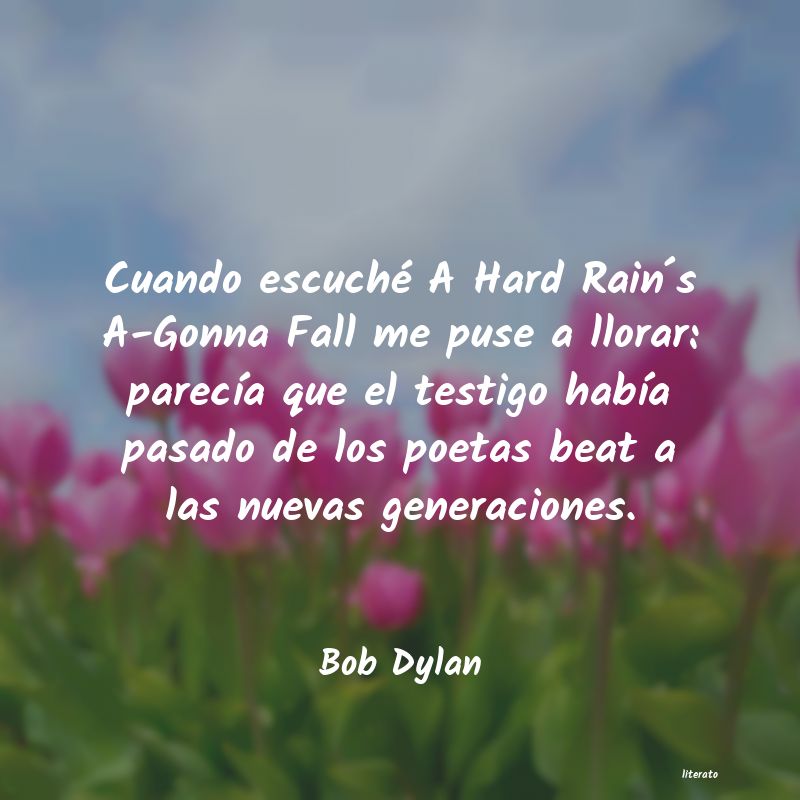 frases de Bob Dylan