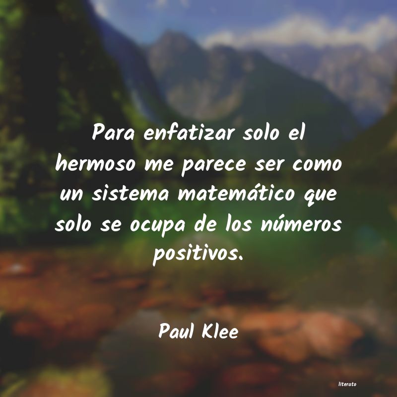 frases de Paul Klee