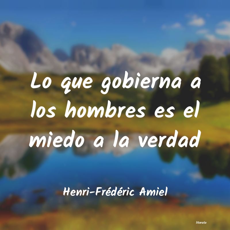 Frases de Henri-Frédéric Amiel