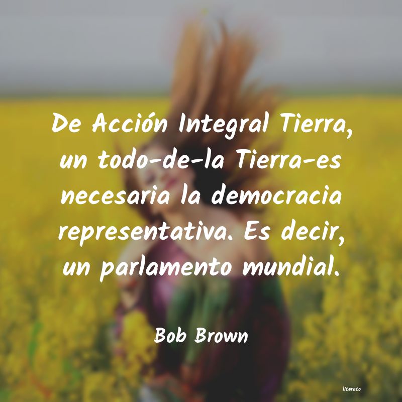 Frases de Bob Brown