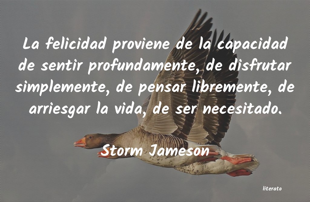 frases de Storm Jameson