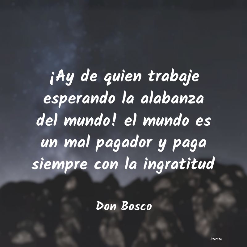 Frases de Don Bosco