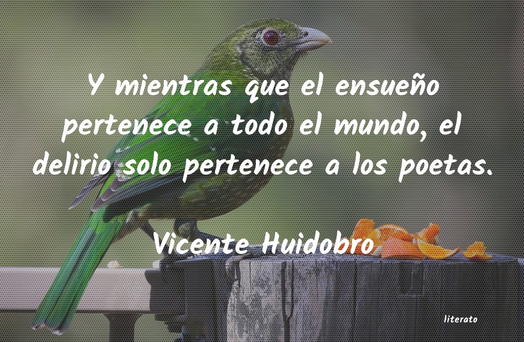 Frases de Vicente Huidobro