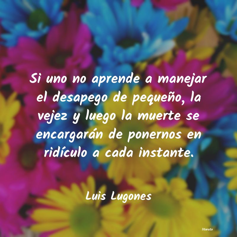 Frases de Luis Lugones