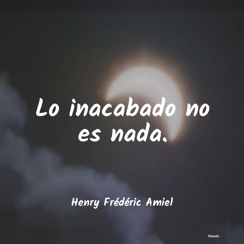 Frases de Henry Frédéric Amiel