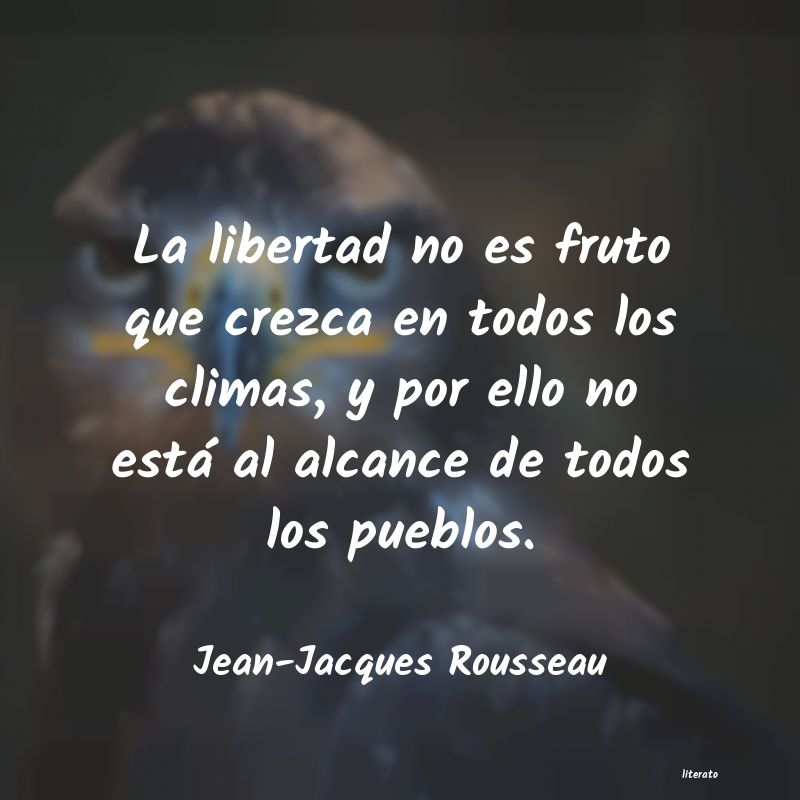 Frases de Jean-Jacques Rousseau