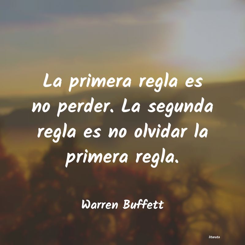 frases de Warren Buffett