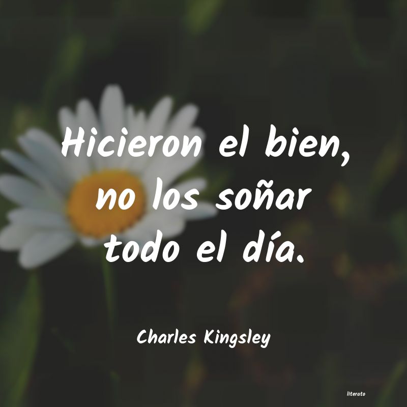 frases de Charles Kingsley