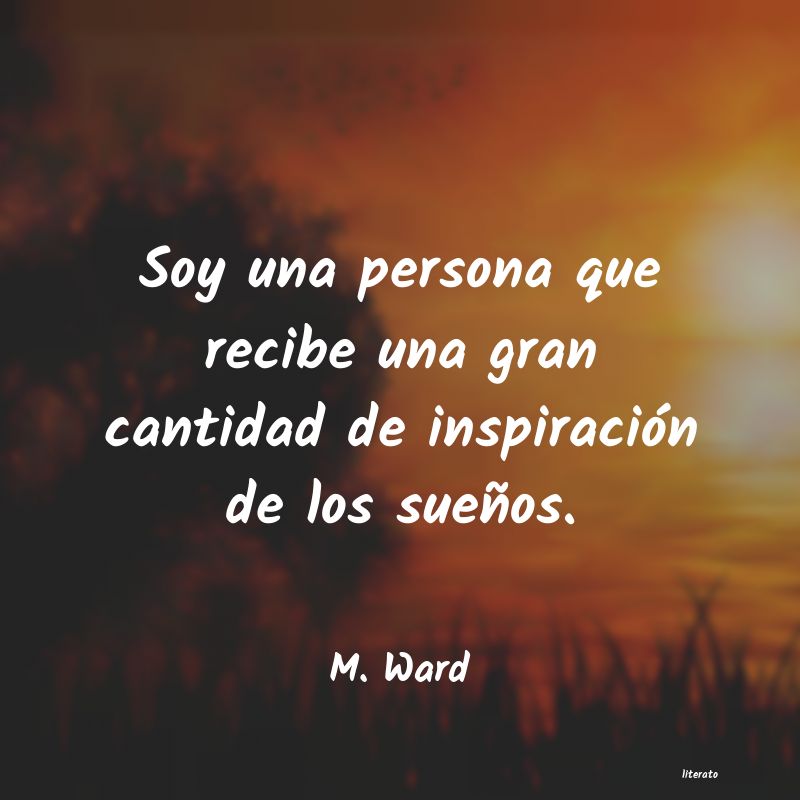frases de M. Ward