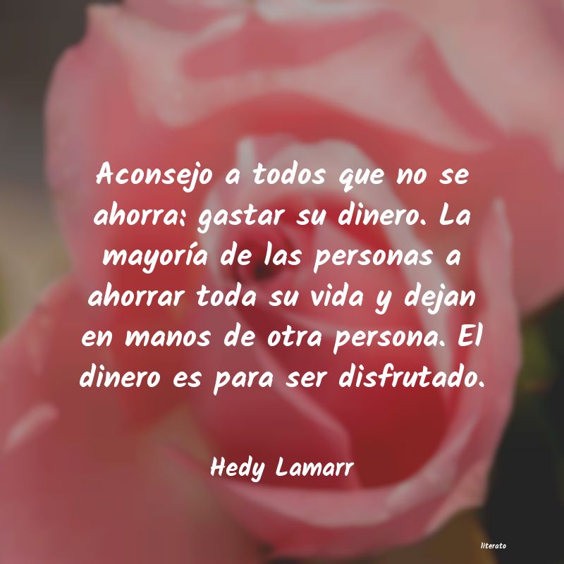 frases de Hedy Lamarr
