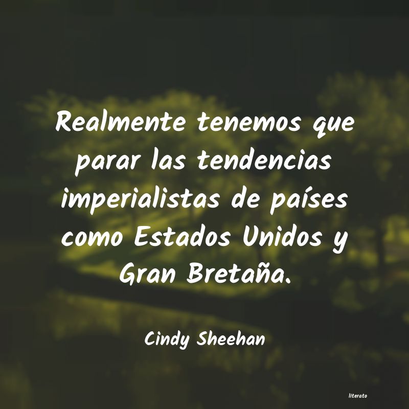 frases de Cindy Sheehan