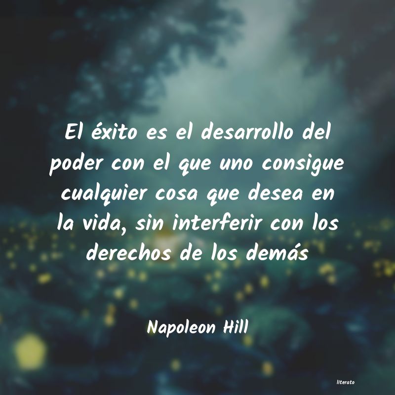 Frases de Napoleon Hill