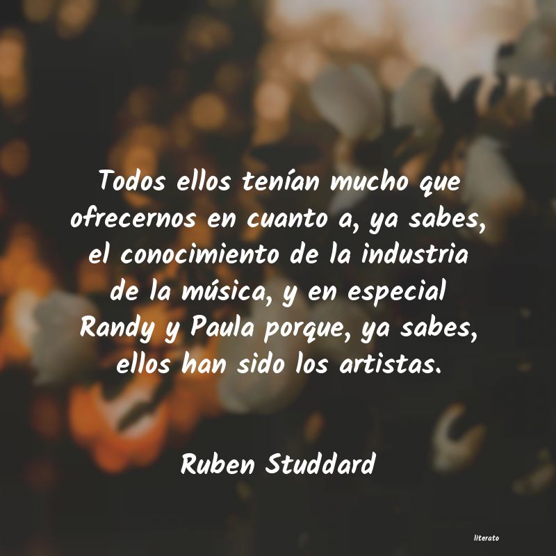 Frases de Ruben Studdard