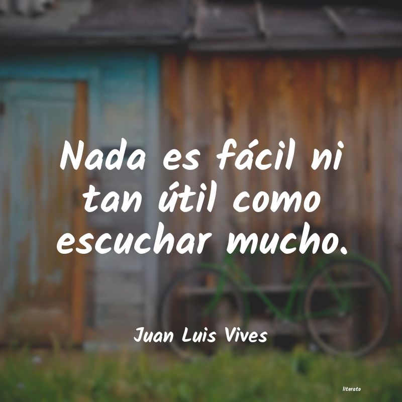 Frases de Juan Luis Vives